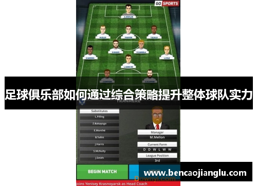 足球俱乐部如何通过综合策略提升整体球队实力